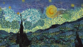 梵高流动的星空