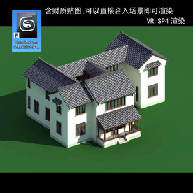 中式多层 中式庭院