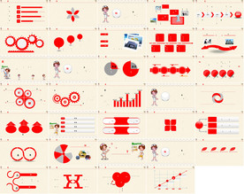通用粉色护士ppt大气模板