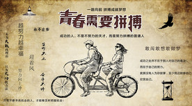 青春励志背景墙