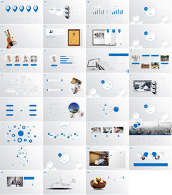 通用美式炫酷杂志风ppt下载