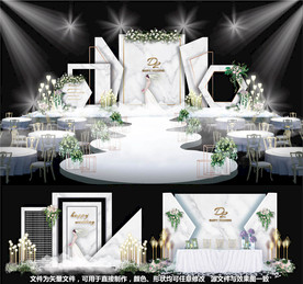 大理石婚礼主题婚礼