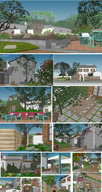 中式民宅SU模型