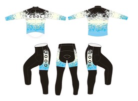 骑行服设计 轮滑服 服装