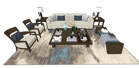 中式家具SU模型