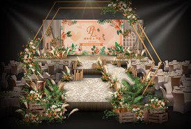 田园森系婚礼仪式区