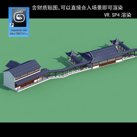 中式多层 中式庭院