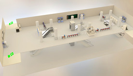 地铁建筑C4D模型