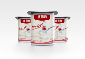 杯状酸奶包装样机