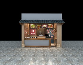 小店门头场景设计