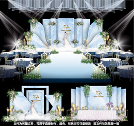 主题婚礼蓝色婚礼