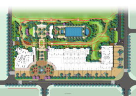 小区景观设计平面图