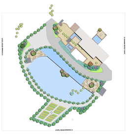 别墅庭院景观设计平面图