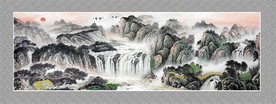 国画山水画