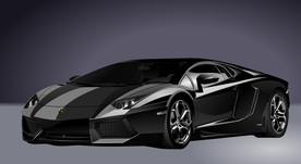 矢量图片素材兰博基尼跑车壁纸