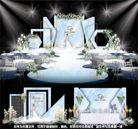 婚礼设计蓝色婚礼