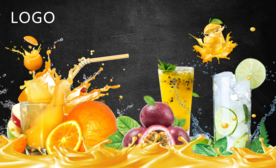 果汁海报