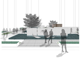 拼接风景观效果图PSD