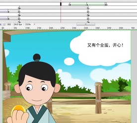 会生金蛋的鸡30秒动画