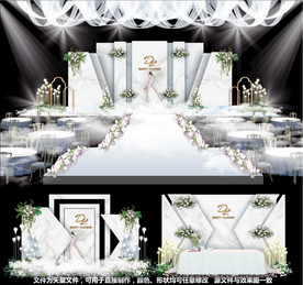 大理石婚礼主题婚礼