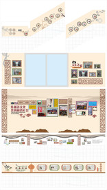 校园文化楼梯及德育文化墙设计