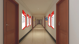 走廊楼道文化打造效果图