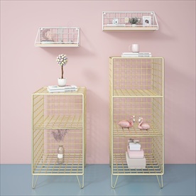 北欧边几置物架