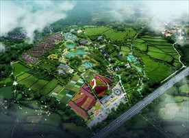 美丽乡村 田园效果图 乡村改造