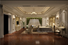 欧式卧室3D模型附带高清效果图