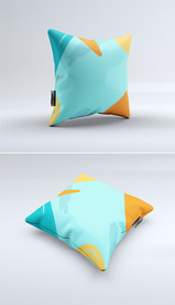 高档清新印花图案手绘抱枕