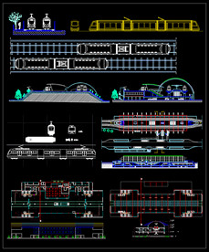 地铁站CAD图纸