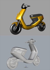 小牛电动车模型