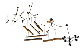 现代吊灯SU模型