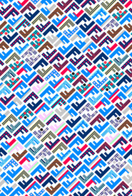 彩色 F字母印花