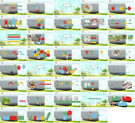 简约大气白色排版动态PPT图