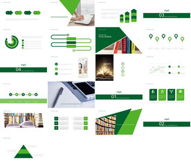 简约大气白色排版动态PPT图