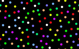七彩波点 圆点