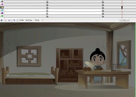 凿壁偷光古代成语动漫1分钟