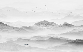 新中式现代山水TIF分层