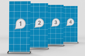 易拉宝展架样机