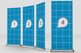 易拉宝展架样机