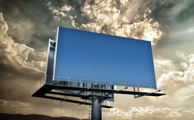 户外高炮广告牌样机