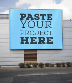 室外广告样机