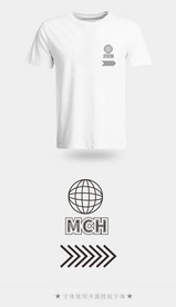 潮牌男装简约T恤印花图案素材