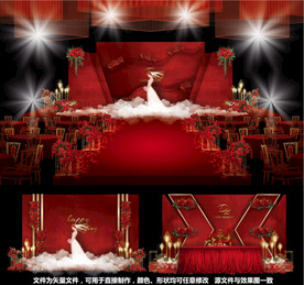 婚礼设计红色婚礼
