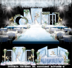 婚礼设计蓝色婚礼