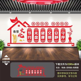 食堂文化墙
