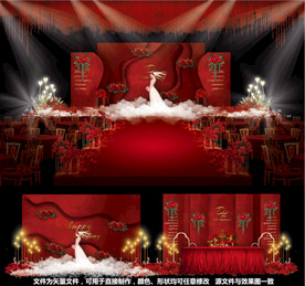 婚礼设计红色婚礼