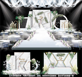 香槟婚礼大理石婚礼