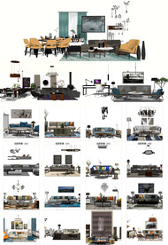 现代家居设计模型